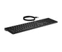 EAN 0198122957569 - HP 320K Wired Keyboard teclado Oficina USB Negro imagen 2