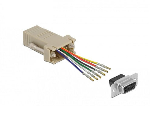 EAN 4043619667598 - DeLOCK 66759 cambiador de género para cable D-Sub 9 pin Gris imagen 1