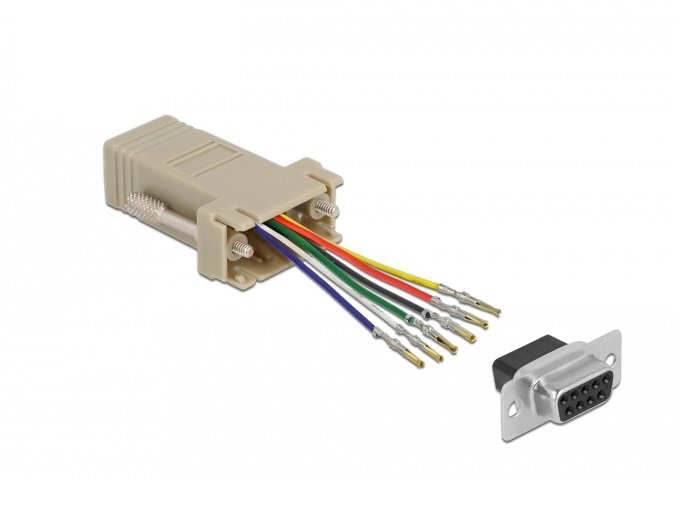 EAN 4043619667598 - DeLOCK 66759 cambiador de género para cable D-Sub 9 pin Gris imagen 1