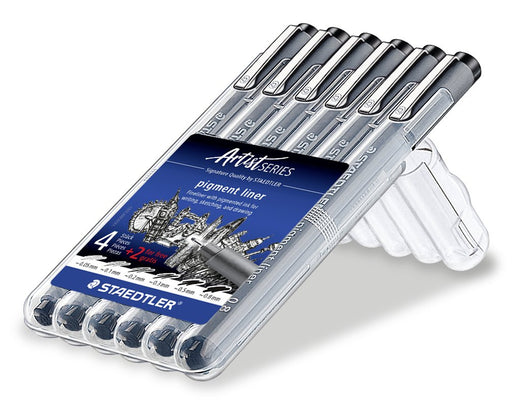 EAN 4007817308356 - Staedtler 308 SB6P rotulador de punta fina Negro 6 pieza(s) imagen 2