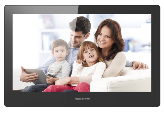 EAN 6954273691608 - Hikvision DS-KH8520-WTE1 sistema de intercomunicación de video 25,6 cm (10.1") Negro imagen 1