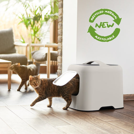 EAN 7610859245021 - Rotho BIALA Gato Caja de arena con cubierta Beige imagen 2