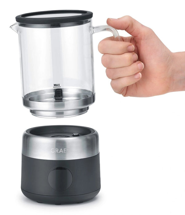 EAN 4001627044992 - Graef MS802 Automatic milk frother/warmer Negro, Acero inoxidable imagen 4