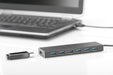 EAN 4016032447474 - Digitus DA-70241-1 hub de interfaz USB 3.2 Gen 1 (3.1 Gen 1) Type-A 5000 Mbit/s Gris imagen 6