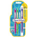 EAN 3501179565705 - Papermate InkJoy 300 RT Azul, Verde, Púrpura, Rojo Bolígrafo de punta retráctil con pulsador Medio 4 piez imagen 1
