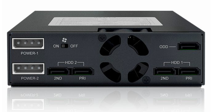 EAN 4711132868968 - Icy Dock MB994IPO-3SB panel bahía disco duro 2x 2,5" Bandeja para disco duro Negro imagen 3