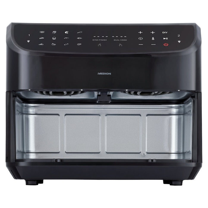 EAN 4061275214840 - MEDION LIFE P20 Doble 8,7 L 2600 W Freidora de aire caliente Negro imagen 16