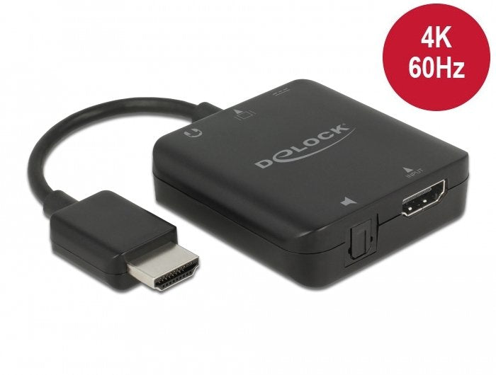 EAN 4043619633333 - DeLOCK 63333 convertidor de audio Negro imagen 1