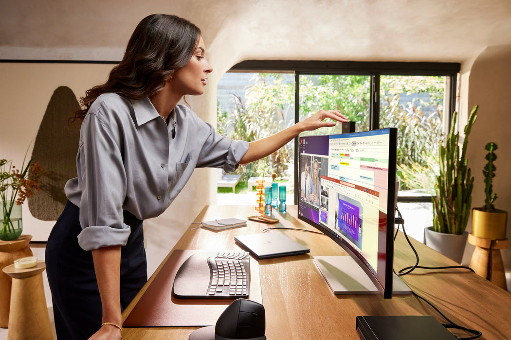 EAN 0198415143440 - HP Series 7 Pro 34 inch WQHD Conferencing Monitor - 734pm pantalla para PC 86,4 cm (34") 3440 x 1440 Pixe imagen 7