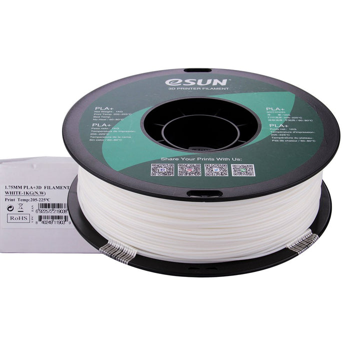 EAN 6922572219038 - eSUN PLA+175W1 material de impresión 3d Ácido poliláctico plus (PLA+) Blanco 1 kg imagen 8