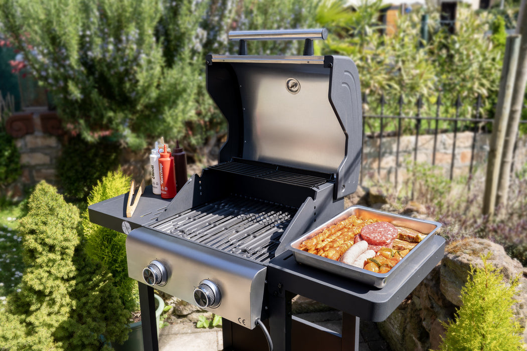 EAN 4011689585951 - Unold 58595 Barbecue Grill-Wagen BUDDY Barbacoa Carro Eléctrico Negro, Acero inoxidable 2600 W imagen 5
