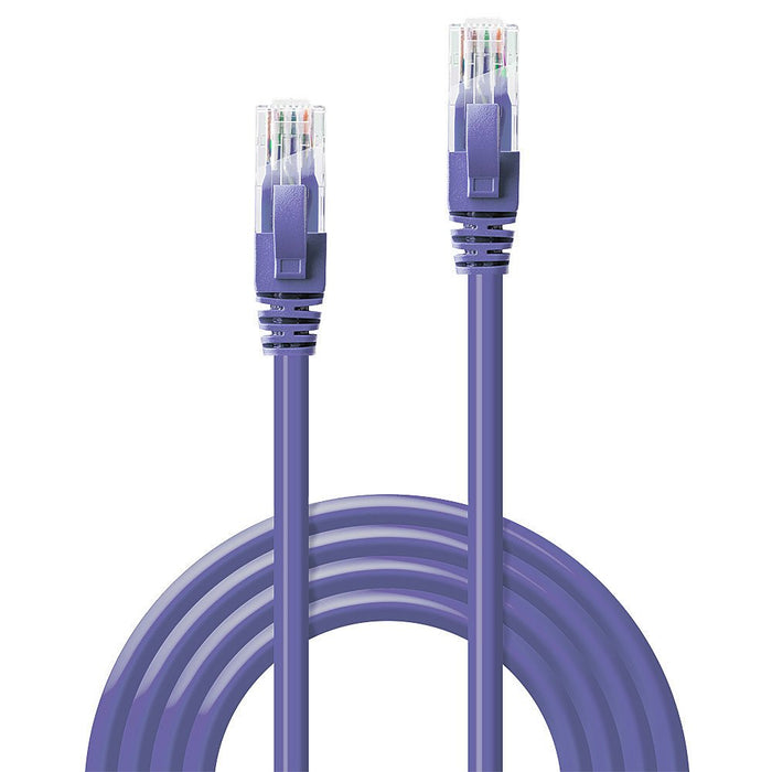 EAN 4002888481243 - Lindy 48124 cable de red Púrpura 3 m Cat6 U/UTP (UTP) imagen 3