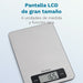 EAN 8426156018843 - Grunkel BC-COOKXT báscula de cocina Acero inoxidable Encimera Rectángulo Báscula electrónica de cocina imagen 4
