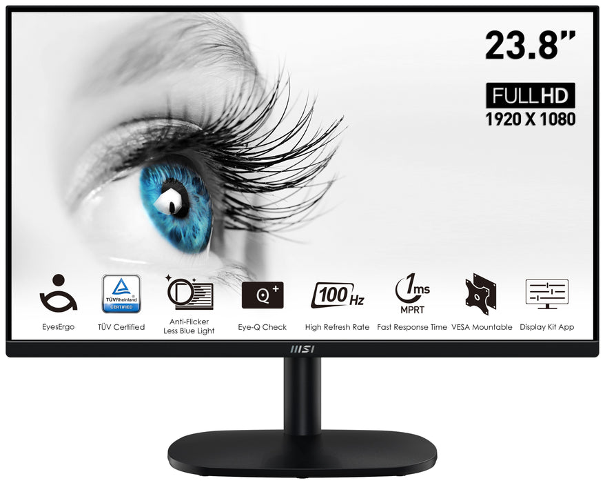 EAN 4711377121972 - MSI Pro MP245V pantalla para PC 60,5 cm (23.8") 1920 x 1080 Pixeles Full HD LCD Negro imagen 6