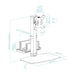 EAN 8433281016873 - TooQ DB1128TN-B soporte para monitor 68,6 cm (27") Escritorio Negro imagen 7