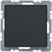 EAN 4011334380580 - Berker 6710096086 placa de pared y cubierta de interruptor Antracita imagen 1