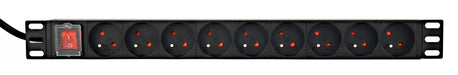 EAN 8716309127196 - Gembird *Rack power strip PDU 9xFR 1U 16A F imagen 1