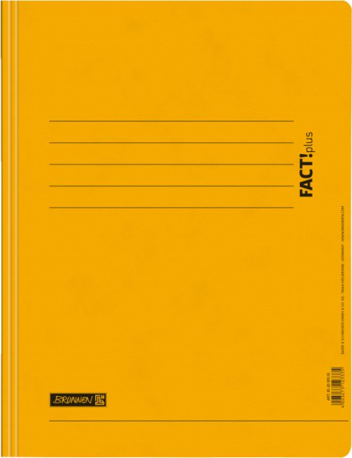 EAN 4003273123335 - Brunnen FACT!plus archivador Caja de cartón Amarillo imagen 1