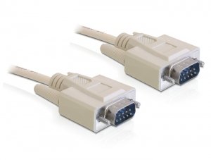 EAN 4043619829828 - DeLOCK RS-232, 5m cable de serie Beige DB-9 imagen 1
