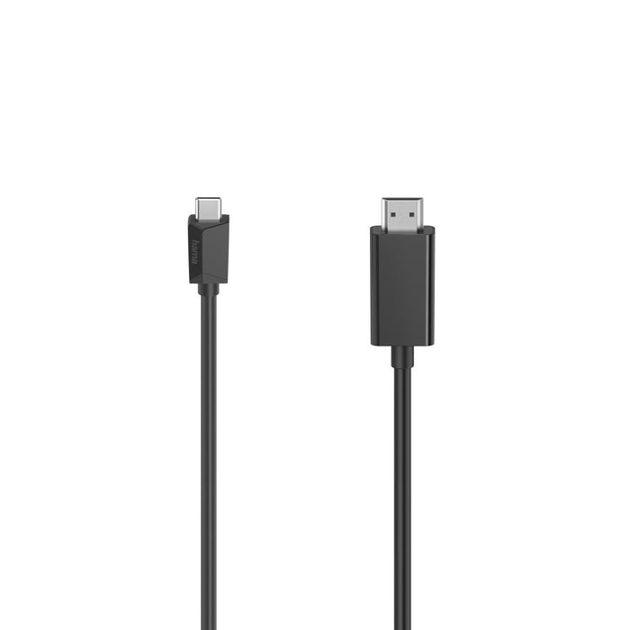 EAN 4047443444820 - Hama 00200718 cable USB 1,5 m USB C HDMI tipo A (Estándar) Negro imagen 1