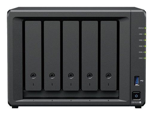 EAN 4711174727209 - Synology DiskStation DS1525neo+ NAS Escritorio AMD Ryzen V1500B 4 GB DDR4 0 TB Synology DSM Negro imagen 1