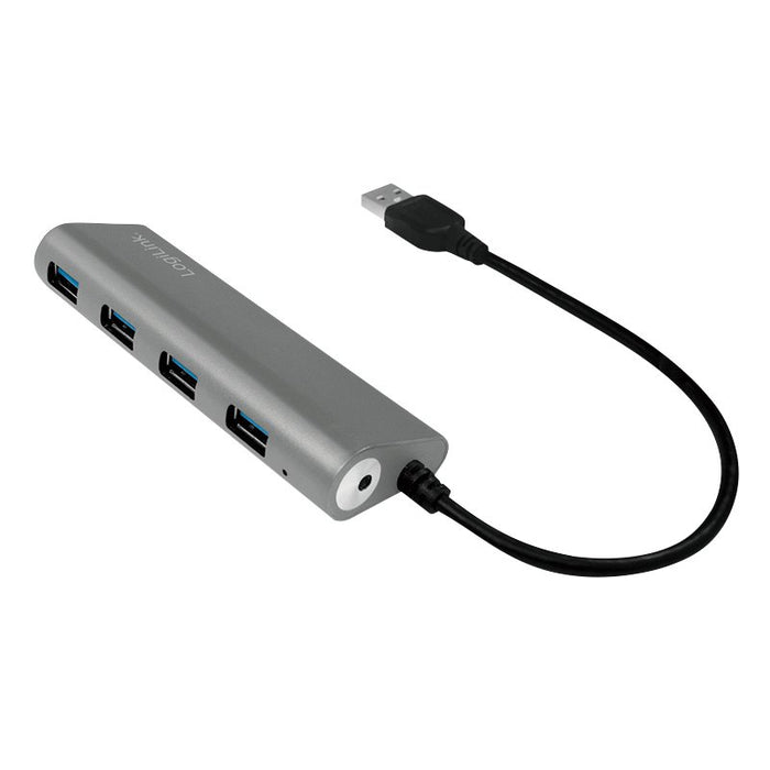 EAN 4052792048629 - LogiLink UA0307 hub de interfaz USB 3.2 Gen 1 (3.1 Gen 1) Type-A 5000 Mbit/s Aluminio imagen 4