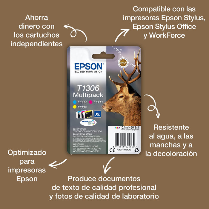 EAN 8715946624792 - Epson Stag T1301 cartucho de tinta 1 pieza(s) Original High (L) Yield Negro imagen 3