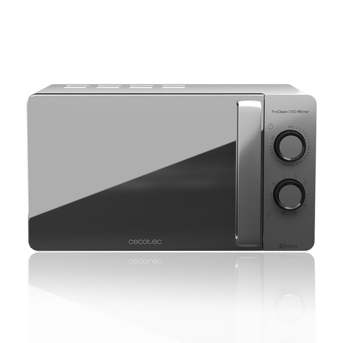 EAN 8435484015318 - Cecotec ProClean 3160 Mirror Gris Microondas con grill Encimera 20 L 700 W imagen 1