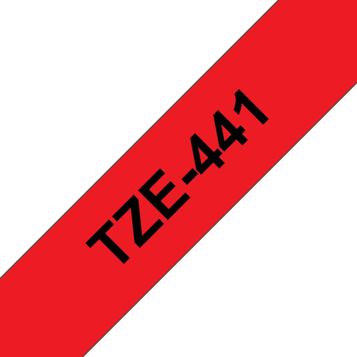 EAN 0012502625902 - Brother TZE-441 cinta para impresora de etiquetas Negro sobre rojo imagen 1