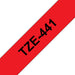 EAN 0012502625902 - Brother TZE-441 cinta para impresora de etiquetas Negro sobre rojo imagen 1