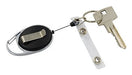 EAN 4003801870021 - Wedo 262 415 llavero y llavero tipo cartera Llavero de anilla Negro, Cromo, Blanco imagen 3