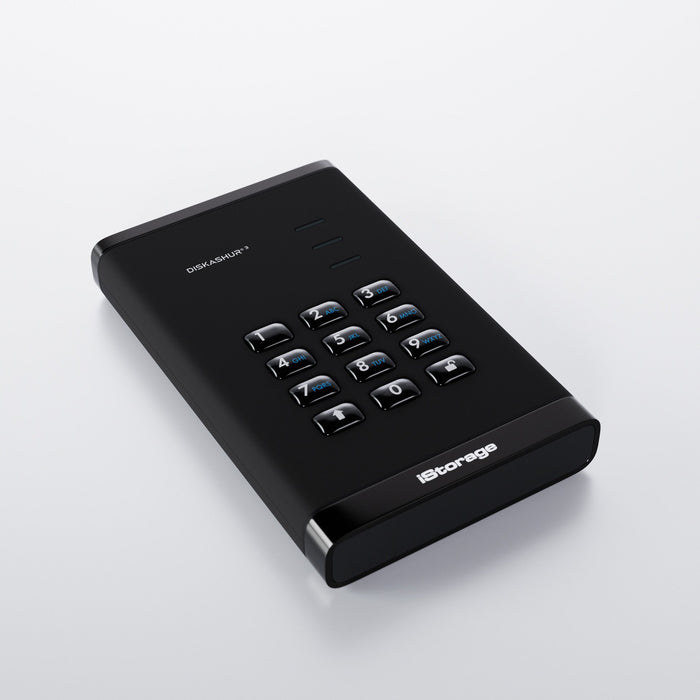 EAN 5060220254244 - iStorage diskAshur3 HDD disco duro externo 1 TB 2.5" USB Tipo C 3.2 Gen 1 (3.1 Gen 1) Negro imagen 3