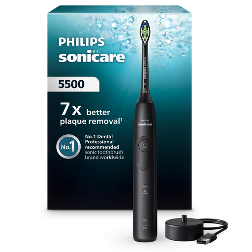 EAN 8720689021685 - Philips Sonicare 5500 series HX7111/01 cepillo eléctrico para dientes Adulto Cepillo dental sónico Negro imagen 1
