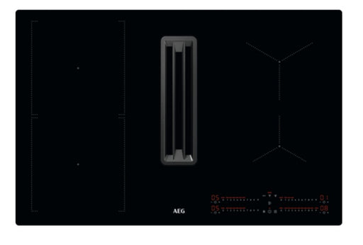 EAN 7332543819454 - AEG CCE84543CB hobs Negro Integrado 77 cm Con placa de inducción 4 zona(s) Campana integrada imagen 1