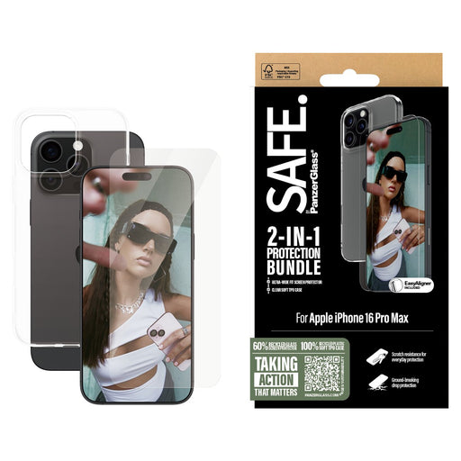 EAN 5715685003561 - PanzerGlass SAFE. by ® 2-in-1 Protection Bundle iPhone 16 Pro Max Protector de pantalla Apple 1 pieza(s) imagen 2