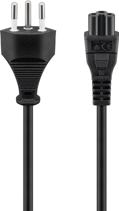 EAN 4040849939600 - Goobay 93960 cable de transmisión Negro 1,8 m SEV 1011 IEC C5 imagen 1