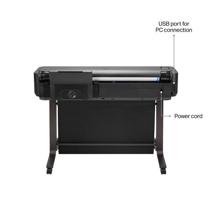 EAN 0198701027225 - HP Designjet T650 24-in Printer impresora de gran formato Wifi Inyección de tinta térmica Color 2400 x 12 imagen 9