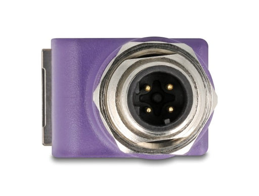 EAN 4043619606795 - DeLOCK 60679 cambiador de género para cable M12 RJ45 Violeta imagen 2