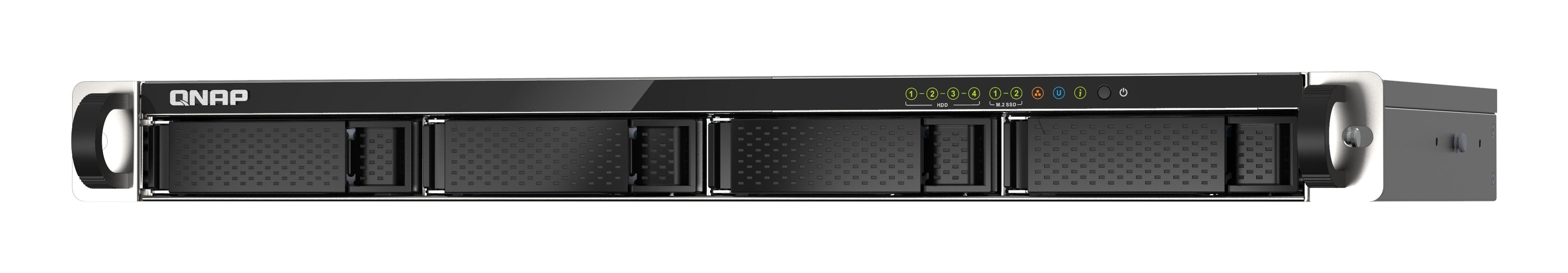 EAN 0885022021550 - QNAP TS-435XeU NAS Bastidor (1U) Marvell CN9131 4 GB DDR4 0 TB QNAP QTS Negro, Gris imagen 6