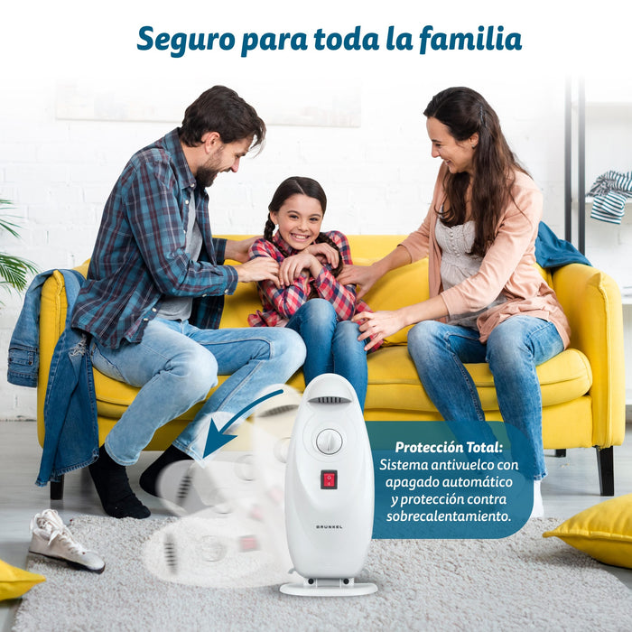 EAN 8426156017891 - Grunkel RACP-100D calefactor eléctrico Interior Blanco 1000 W Radiador de aceite eléctrico imagen 7