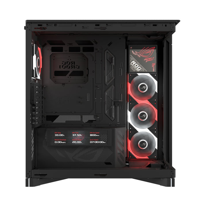 EAN 4711636437189 - ASUS ROG CRONOX GR801 CURVE TG ARGB BLACK Midi Tower Negro imagen 9