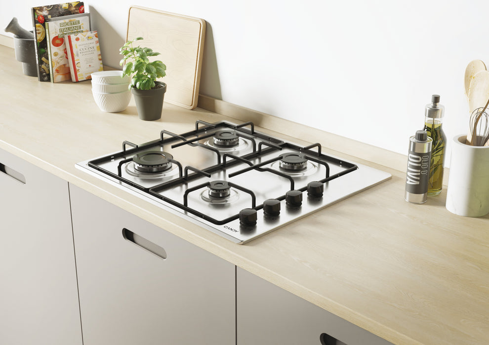 EAN 8016361966925 - Candy Idea CHW6LBX Acero inoxidable Integrado 56 cm Encimera de gas 4 zona(s) imagen 3