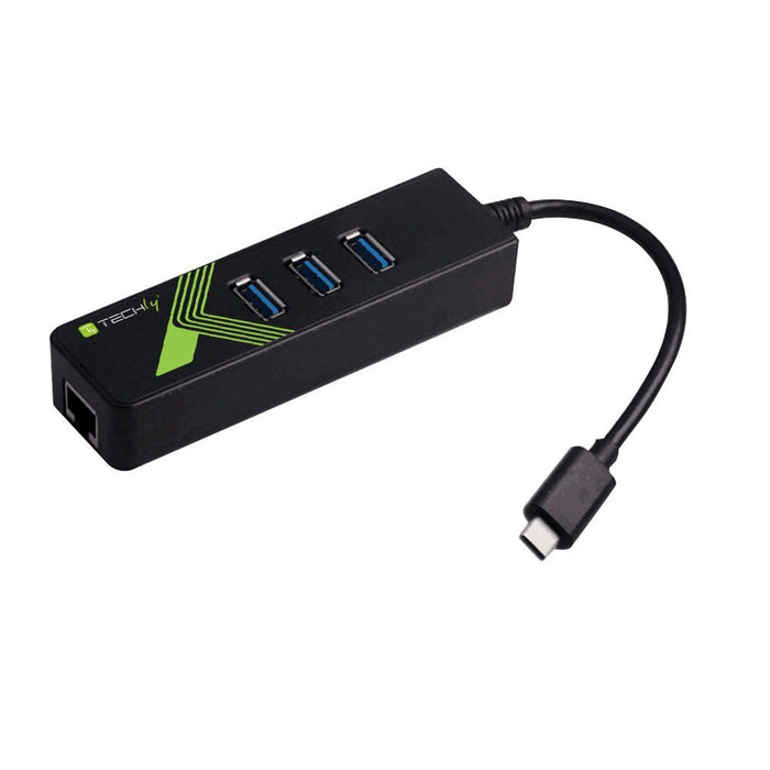 EAN 8051128105810 - Techly IDATA USB-ETGIGA-3C2 base para portátil y replicador de puertos USB 3.2 Gen 1 (3.1 Gen 1) Type-C N imagen 4