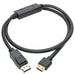 EAN 37332268716 - Tripp Lite P582-003-HD-V4A adaptador de cable de vídeo 0,91 m DisplayPort HDMI Negro imagen 3