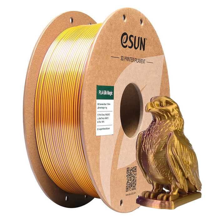 EAN 6922572205291 - eSUN EPLA-SILK MAGIC Ácido poliláctico (PLA) Púrpura, Oro 1 kg imagen 1