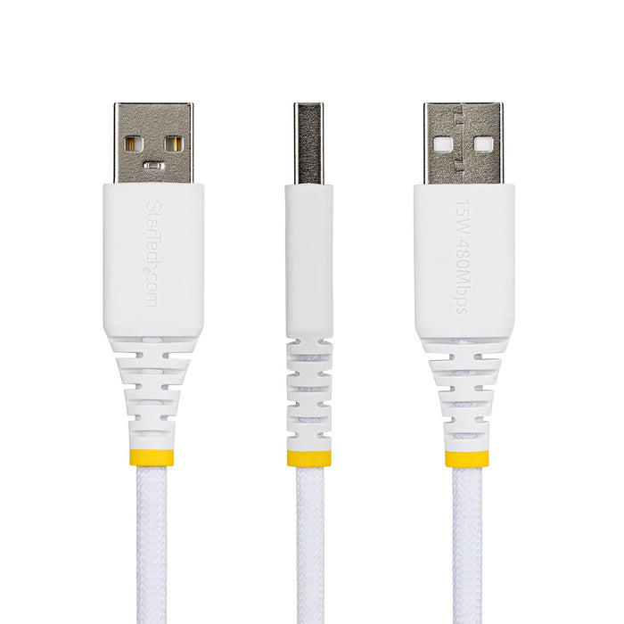 EAN 65030927710 - StarTech.com USB2AC2MBRWH cable USB USB 2.0 USB A USB C 0,48 Gbit/s imagen 4