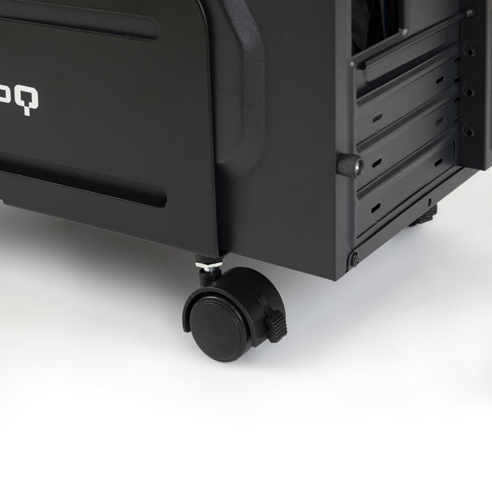 EAN 8433281009493 - TooQ UMCS0004-B soporte de CPU Carro para equipo informático Negro imagen 5