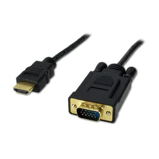 EAN 3700224758981 - MCL MC287-1.5M adaptador de cable de vídeo 1,5 m HDMI tipo A (Estándar) VGA (D-Sub) Negro imagen 1