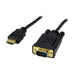 EAN 3700224758981 - MCL MC287-1.5M adaptador de cable de vídeo 1,5 m HDMI tipo A (Estándar) VGA (D-Sub) Negro imagen 1