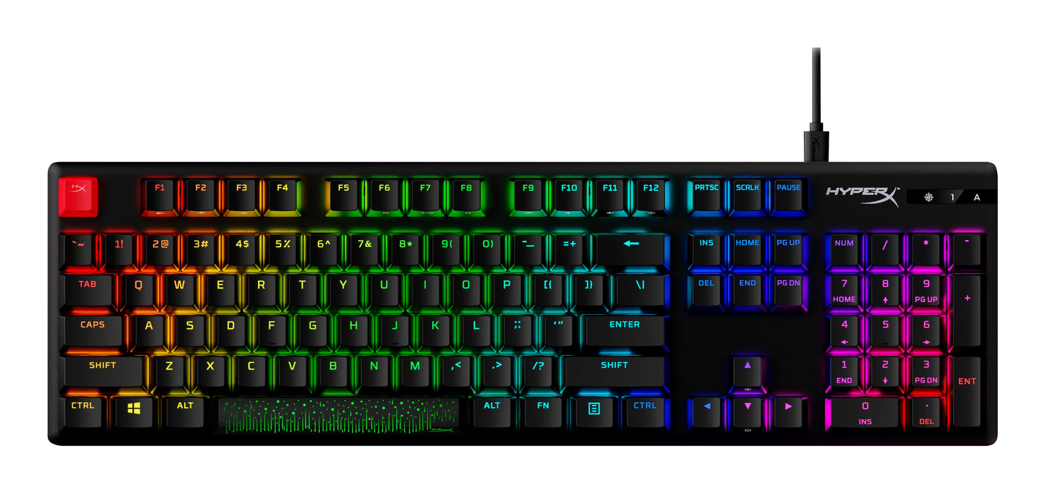 EAN 0196337969704 - HyperX Alloy Origins PBT HX Red Gaming Keyboard teclado Juego USB No Negro imagen 1